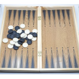 Sakk és backgammon készlet - fa
